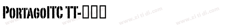 PortagoITC TT字体转换